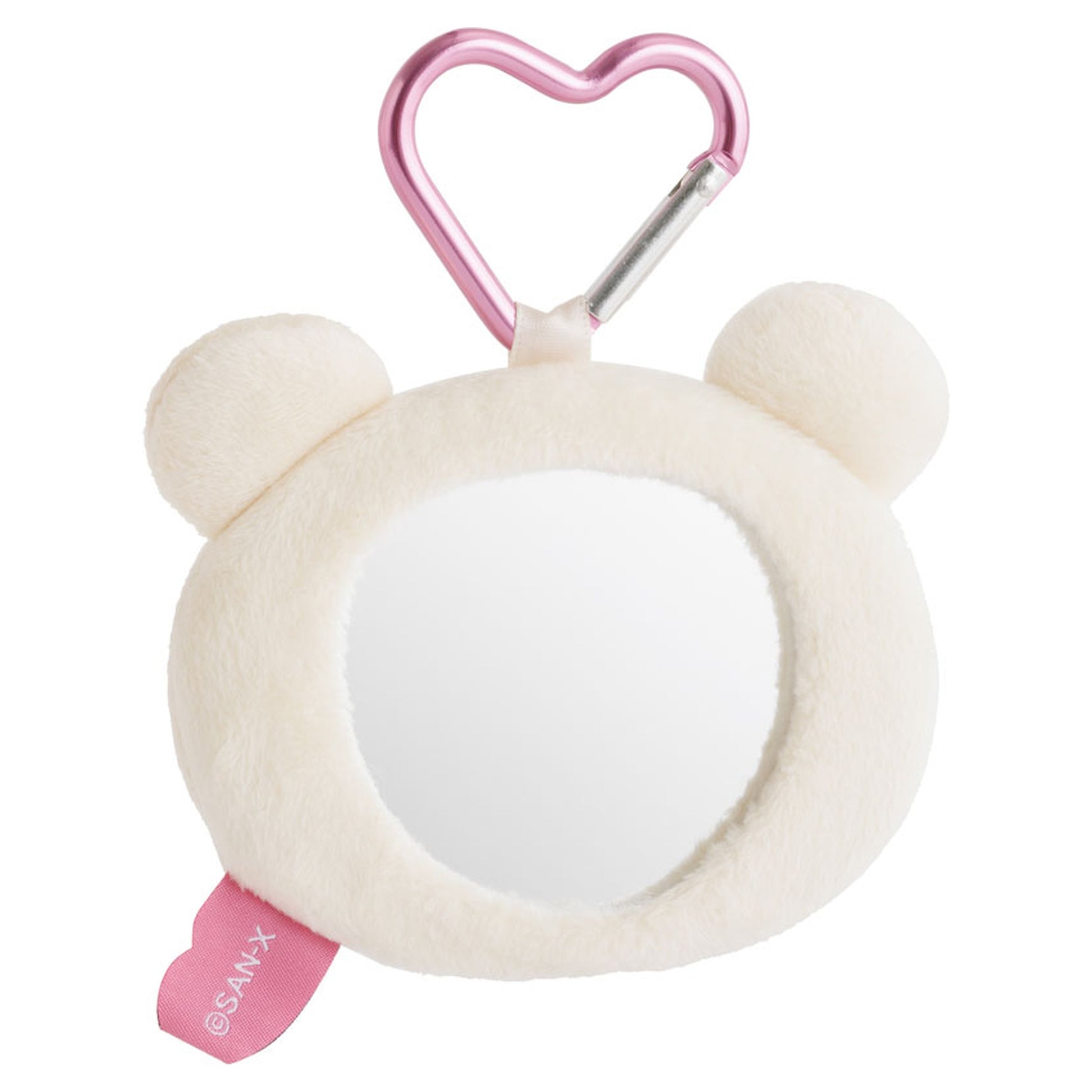 Rilakkuma YuruYuru PokaPoka Series Plush Mirror Korilakkuma - Image 1