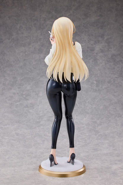 Original Character Statue 1/4 Aoi Koigakubo Illustrated by Fujiko Leather Pants Deluxe Edition 42 cm
