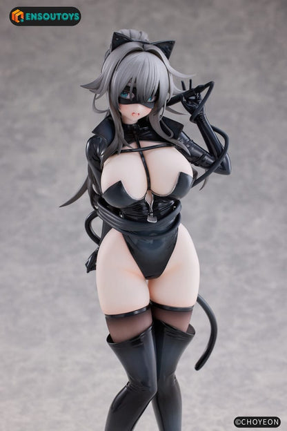 K Pring Original Character Statue 1/6 Cat Woman Happy-chan Different Color Edition 27 cm