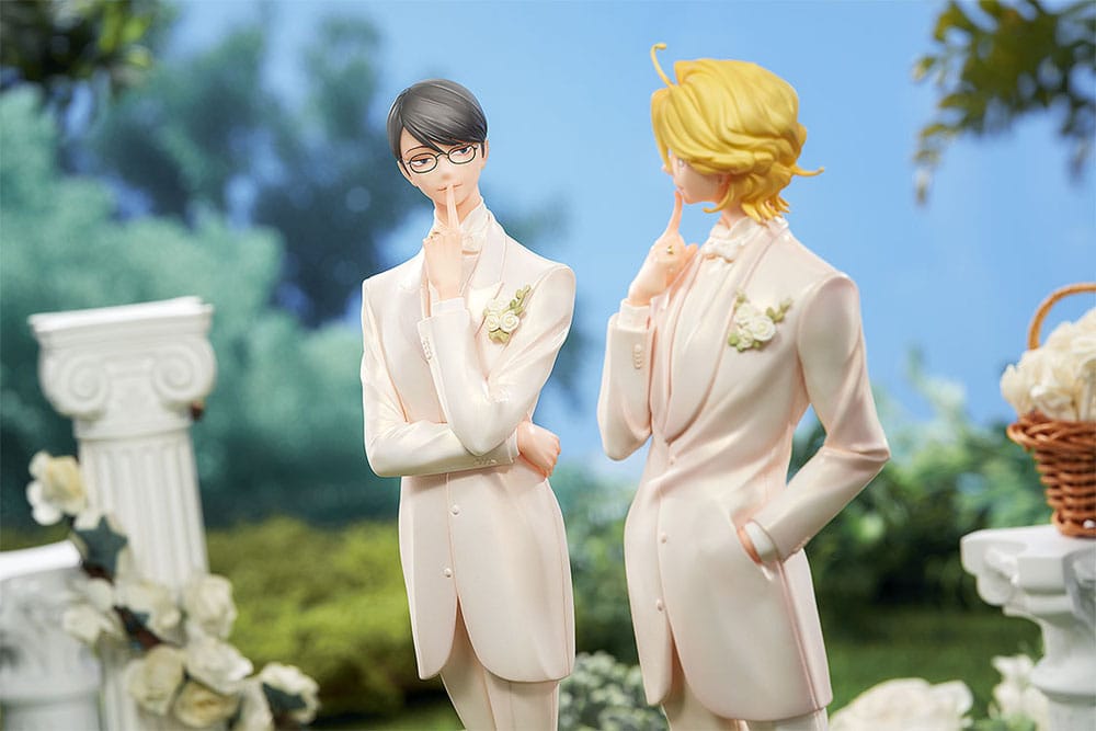 Doukyusei PVC Statues 2-Pack 1/7 Hikaru Kusakabe & Licht Sajo: Wedding Ver. 24 cm