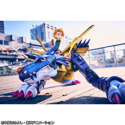 Digimon Adventure Precious G.E.M. Series PVC Statue Metal Garurumon & Ishida Yamato 30 cm