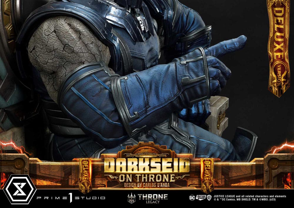 Throne Legacy Series Statue 1/4 Justice League (Comics) Darkseid on Throne Design by Carlos D'Anda Deluxe Bonus Version 65 cm