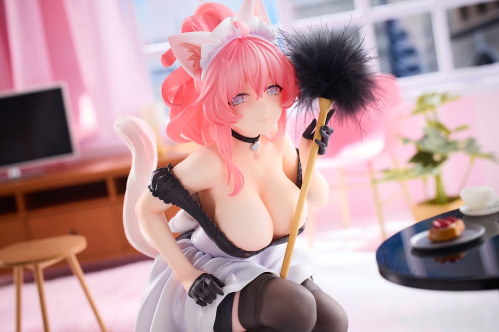 Original Character PVC Statue 1/4 Cat´s Thought Maid Cat Mochan 24 cm