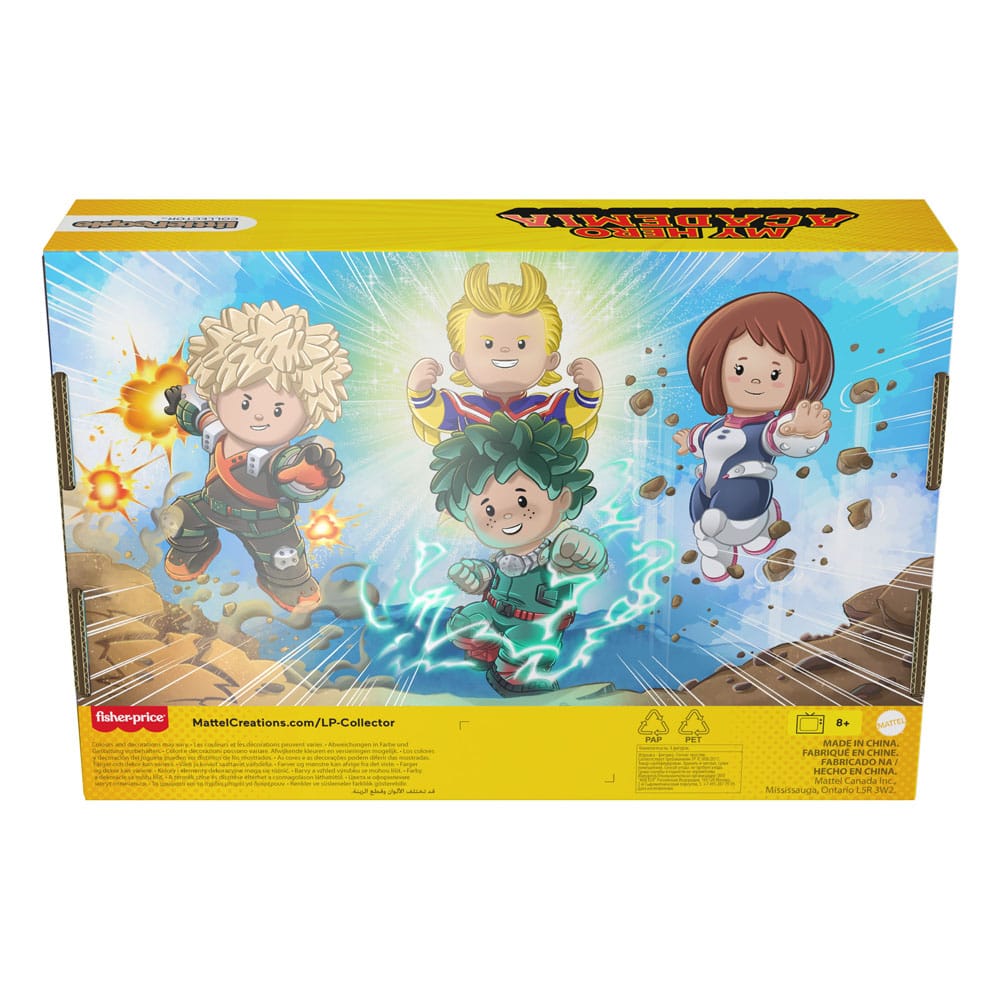 My Hero Academia Fisher-Price Little People Collector Mini Figures 4-Pack 7 cm