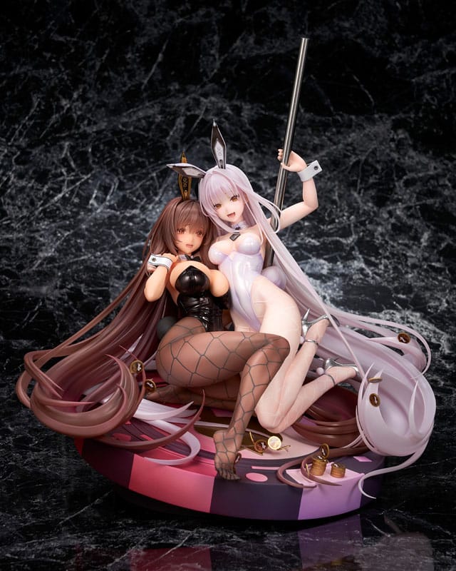 Goddess of Victory: Nikke Statue 1/7 Noir & Blanc Bunny X 777 Ver. 28 cm