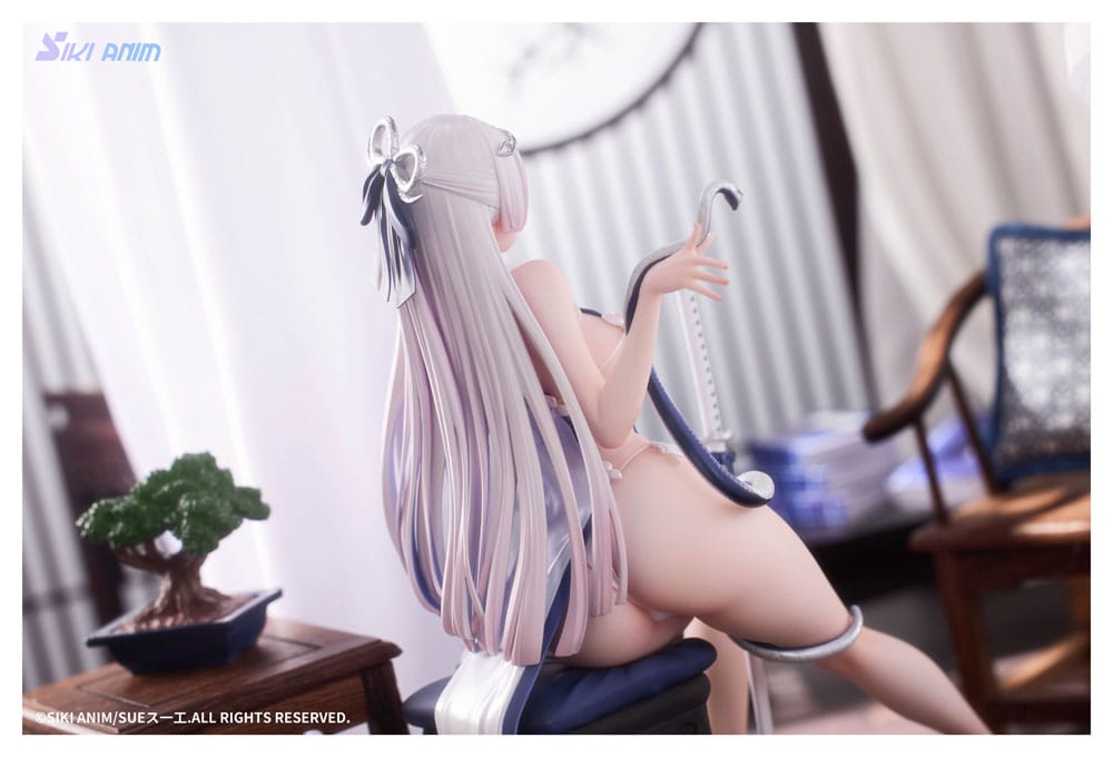 Original Character PVC Statue 1/7 The Color of the Blue - White Snake Deluxe Edition 20 cm