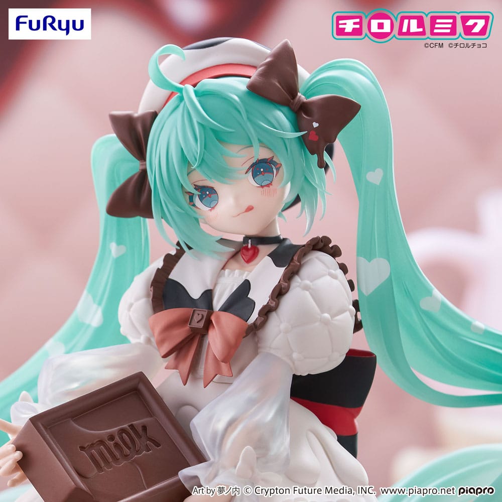 Hatsune Miku x Tirol Choco Trio-Try-iT PVC Statue Hatsune Miku Milk Ver. 18 cm