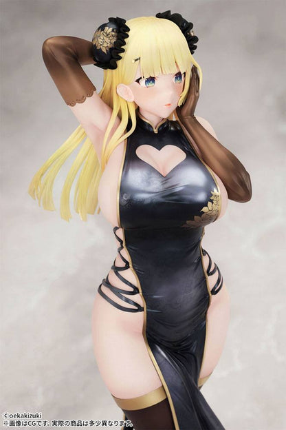 Original Character Statue 1/7 China Girl Black Ver. Illustrated by Oekakizuki 20 cm
