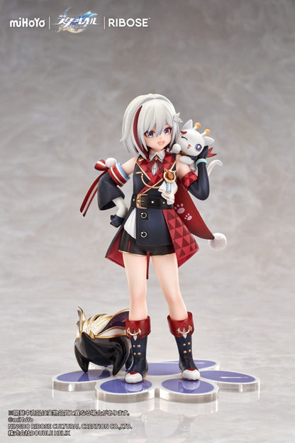 Honkai: Star Rail Rise Up Chibineko Series PVC Statue Topaz & Numby Ver. 18 cm