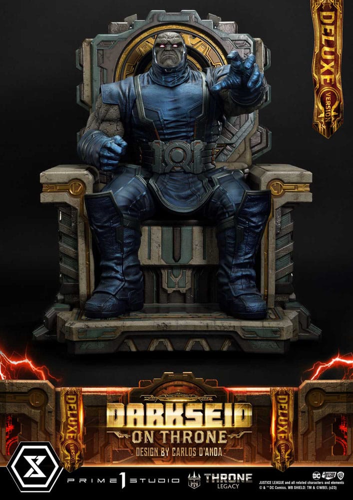 Throne Legacy Series Statue 1/4 Justice League (Comics) Darkseid on Throne Design by Carlos D'Anda Deluxe Bonus Version 65 cm