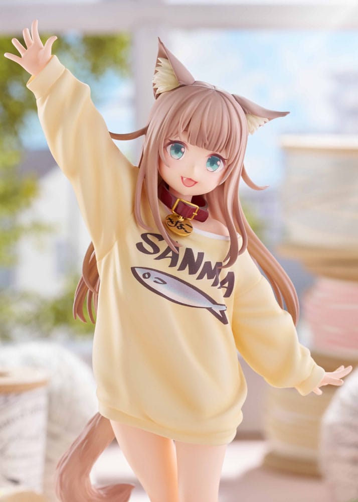 My Cat Is a Kawaii Girl Statue 1/6 Kinako Play With Ver. AmiAmi Limited Edition 21 cm