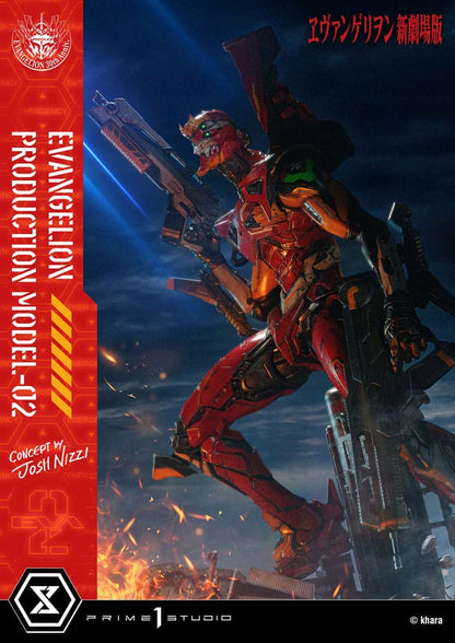 Rebuild of Evangelion Ultimate Diorama Masterline Series Statue Evangelion Production Model-02 (Concept By Josh Nizzi) Deluxe Version 73 cm