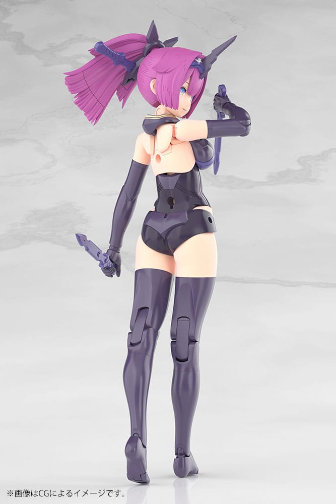 Megami Device Plastic Model Kit 1/1 Asra Archer Kizuna Shadow Edition Full Package 14 cm