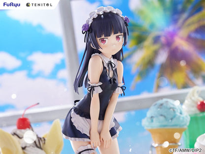 Ore no Imouto ga Konna ni Kawaii Wake ga Nai. Tenitol Tall PVC Statue Kuroneko swimsuits maid Ver. 27 cm