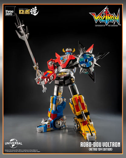 Voltron: Defender of the Universe Robo-Dou Action Figure Voltron Retro Toy Edition 27 cm