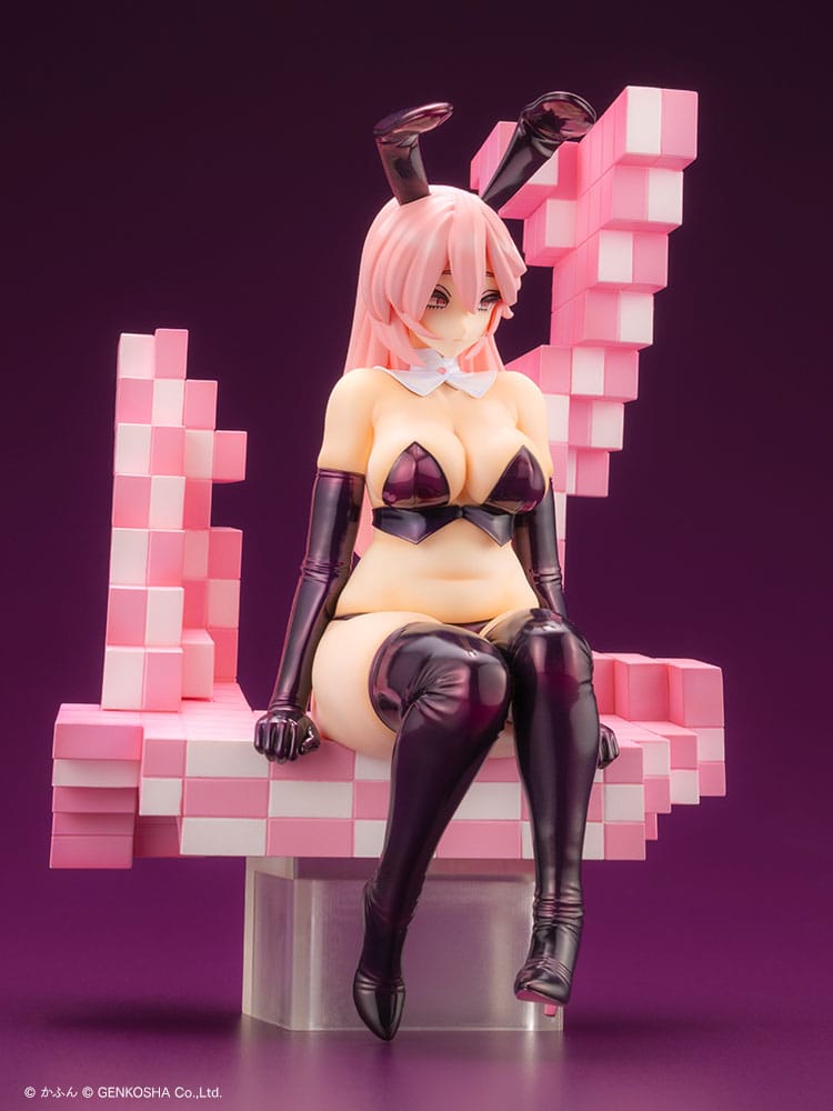 Original Character Trick Bunnies PVC Statue 1/7 Sitting Bunny Illustration by Kafun 24 cm