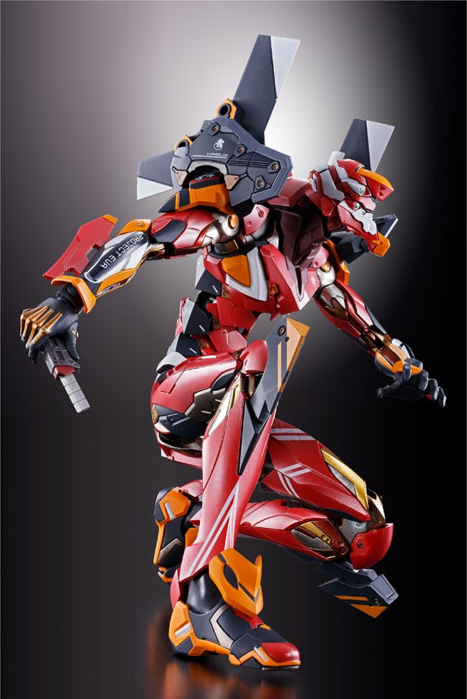 Neon Genesis Evangelion Metal Build Action Figure Eva Production Model-02 30th with the Spear of Cassius 22 cm