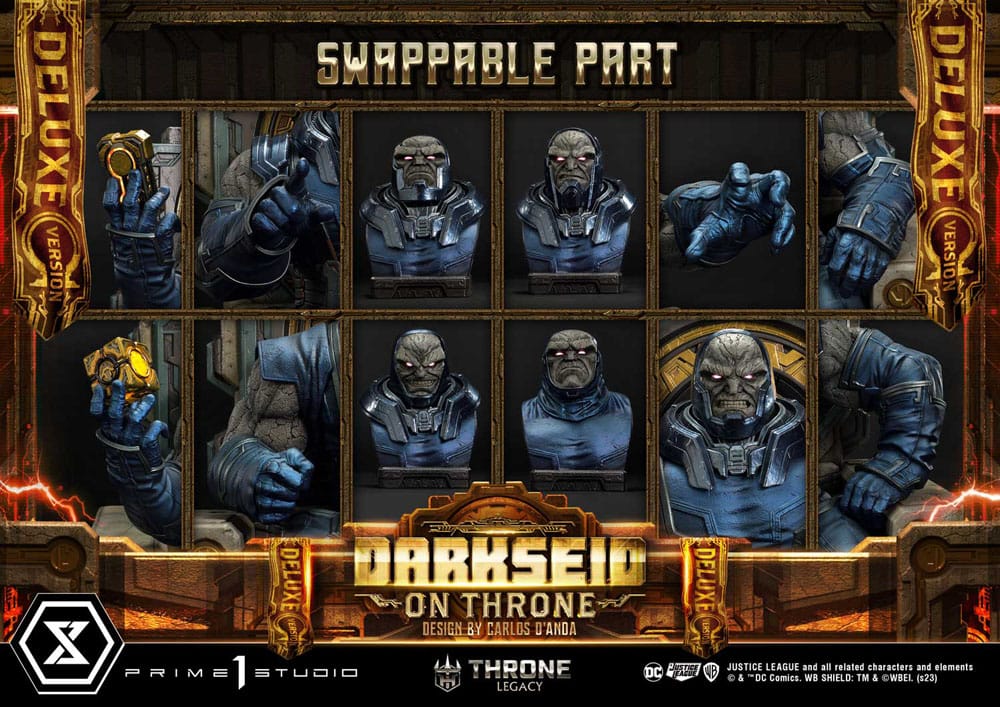 Throne Legacy Series Statue 1/4 Justice League (Comics) Darkseid on Throne Design by Carlos D'Anda Deluxe Bonus Version 65 cm