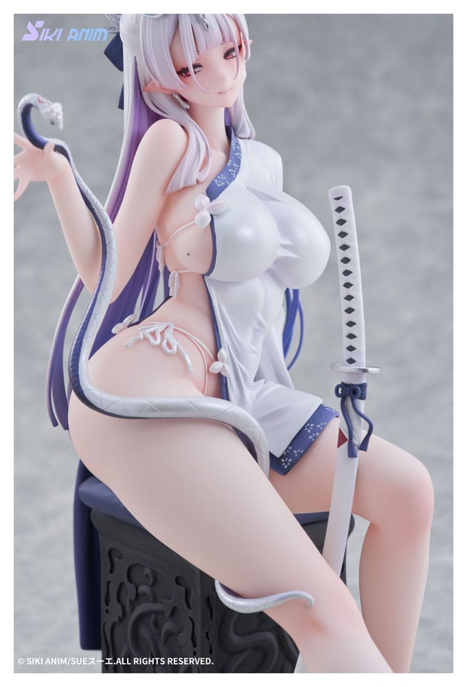 Original Character PVC Statue 1/7 The Color of the Blue - White Snake Normal Edition 20 cm