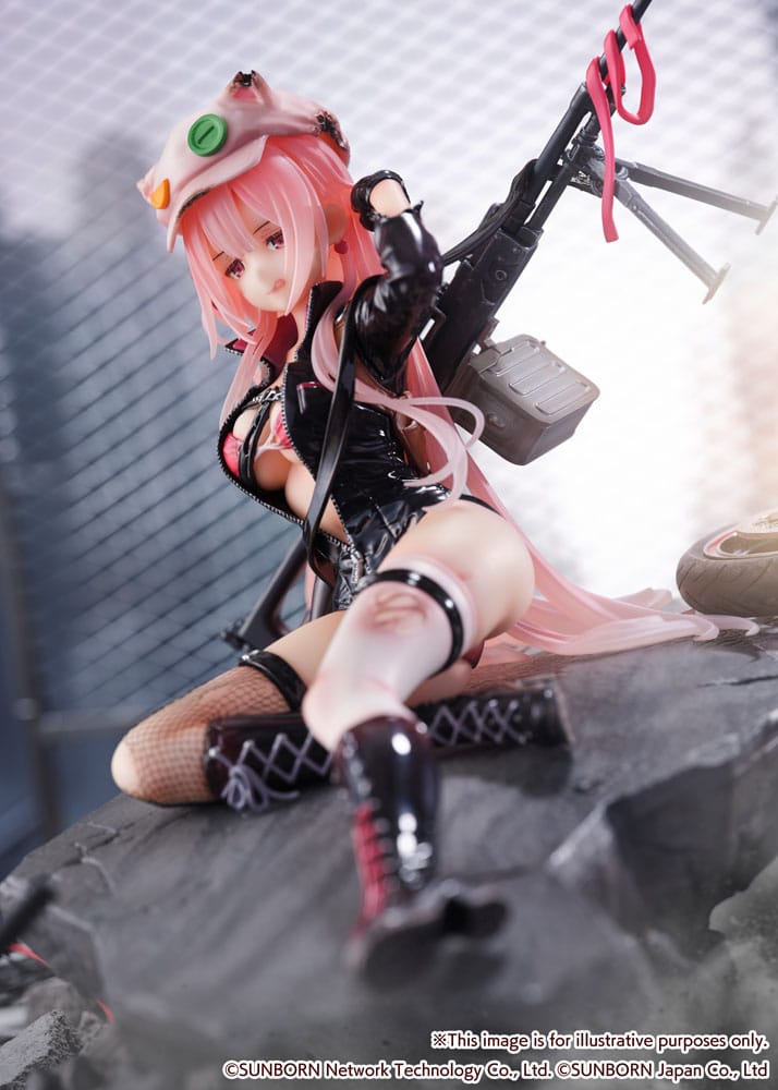 Girls' Frontline SHIBUYA SCRAMBLE FIGURE PVC Statue 1/7 UKM-2000 Gale Lightning -Wounded Ver.- 20 cm