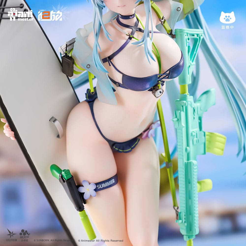 Girls' Frontline 2: Exilium Statue 1/7 HK416 Cerulean Breaker 24 cm