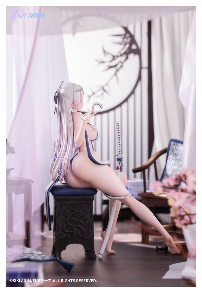 Original Character PVC Statue 1/7 The Color of the Blue - White Snake Normal Edition 20 cm