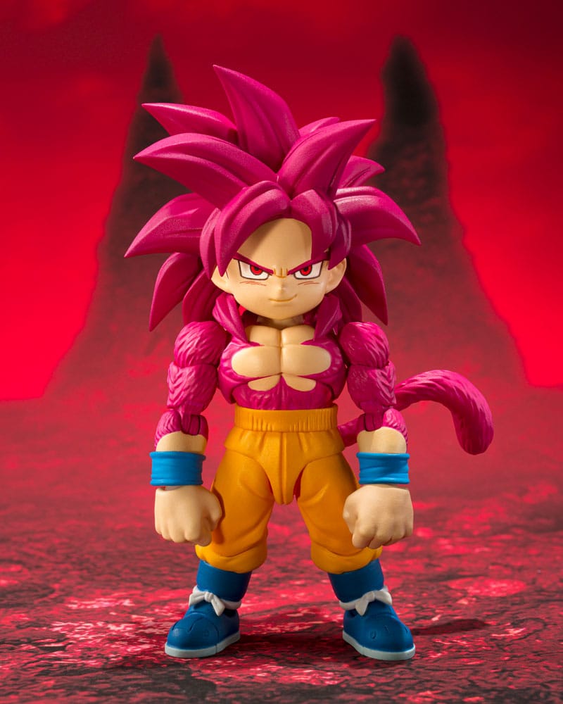 Dragon Ball Daima S.H.Figuarts Action Figure Super Saiyan Level 4 Son Goku (mini) 8 cm