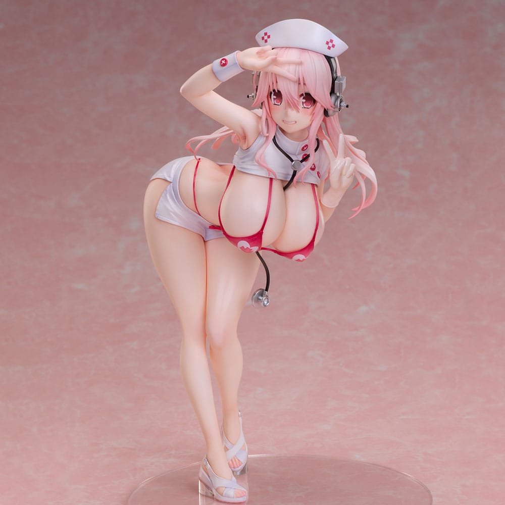 Super Sonico PVC Statue 1/6 Super Sonico Nurse Bikini Ver. 22 cm