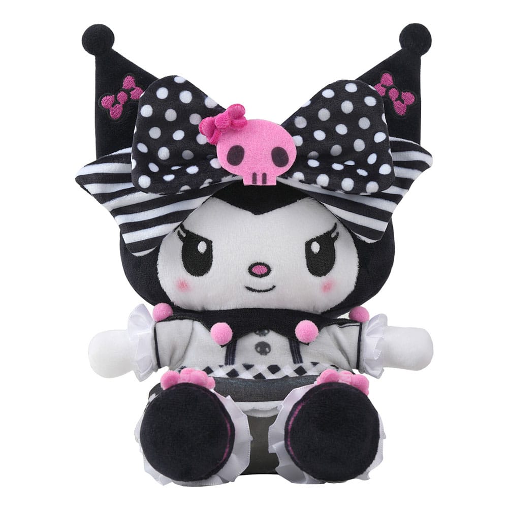 Sanrio Pink Black Party Series Plush Figure Kuromi L 22 cm