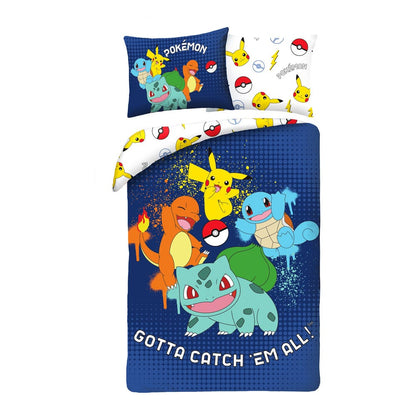 Pokémon Duvet Set Ver. 10 140 x 200 cm / 70 x 90 cm