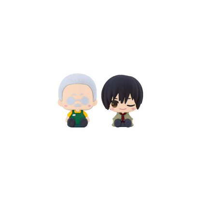 Sakamoto Days Pote Raba Rubber Mascot PVC Mini Figure Sakamoto Taro & Nagumo 8 cm