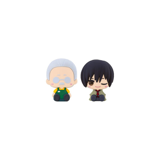 Sakamoto Days Pote Raba Rubber Mascot PVC Mini Figure Sakamoto Taro & Nagumo 8 cm