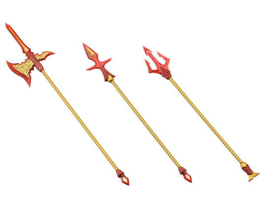 Kotobukiya M.S.G. Model Kit Accessory Set Virtuous Style 11 Pole Weapon Set Flamerite Ver.