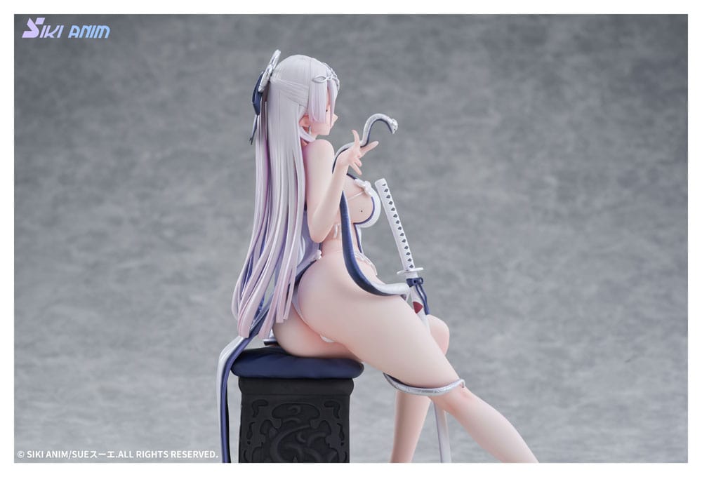 Original Character PVC Statue 1/7 The Color of the Blue - White Snake Normal Edition 20 cm