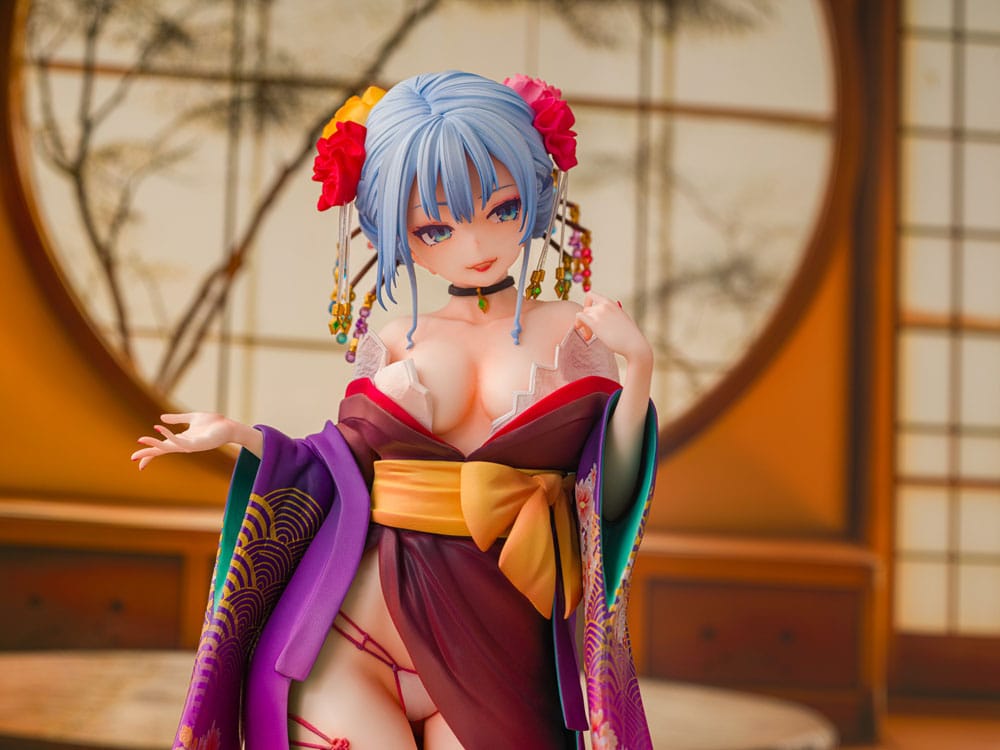 Original Character Statue 1/7 Shujuu Ecstasy Shion Oiran Ver. (Wholesome Ver.) 15 cm