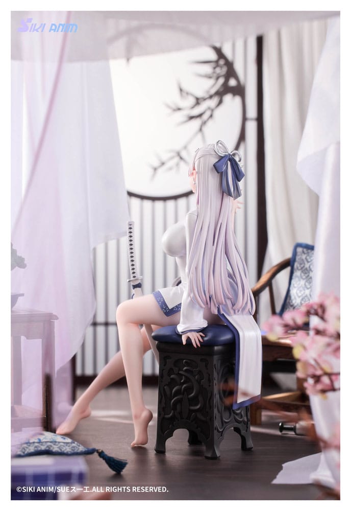 Original Character PVC Statue 1/7 The Color of the Blue - White Snake Normal Edition 20 cm