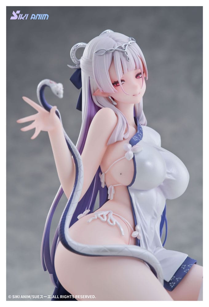 Original Character PVC Statue 1/7 The Color of the Blue - White Snake Normal Edition 20 cm