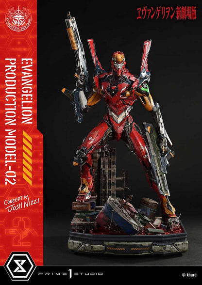 Rebuild of Evangelion Ultimate Diorama Masterline Series Statue Evangelion Production Model-02 (Concept By Josh Nizzi) Deluxe Version 73 cm