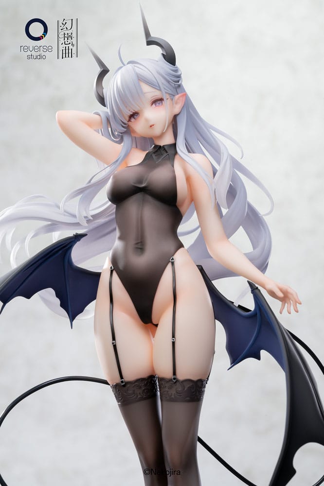 Original Character Fantasias Series Statue 1/6 set of 2 Thea-chan Apprentice Succubus Ver. (Regular Outfit & Underwear Edition) 29 cm