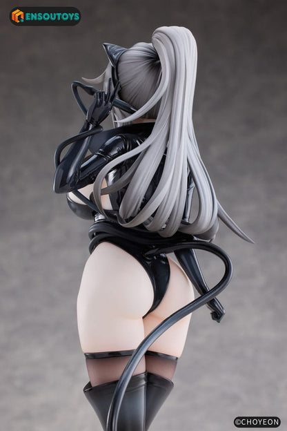 K Pring Original Character Statue 1/6 Cat Woman Happy-chan Different Color Edition 27 cm