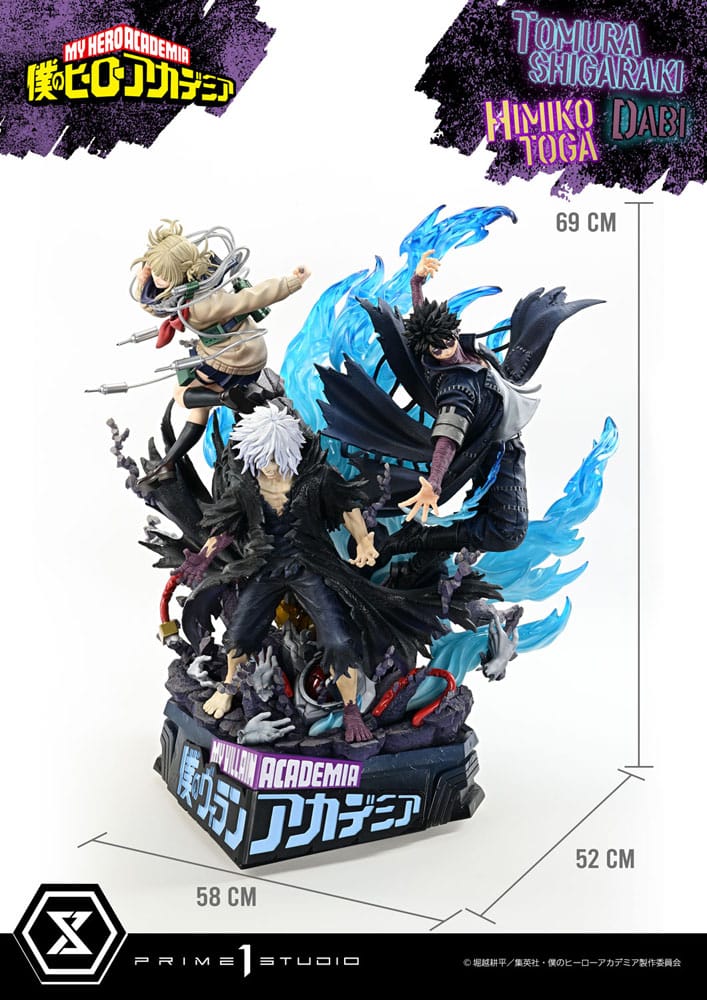 My Hero Academia Statue Ultimate Premium Masterline Tomura Tomura Shigaraki, Dabi & Himiko Toga 69 cm