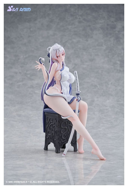 Original Character PVC Statue 1/7 The Color of the Blue - White Snake Deluxe Edition 20 cm
