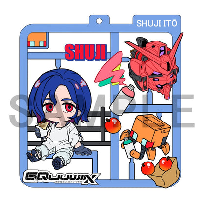 Mobile Suit Gundam GQuuuuuuX Plat Collection Keychain Assortment (4)
