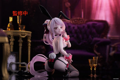 Overlord PVC Statue Desktop Cute Figure Shalltear Bunny Ver. 13 cm