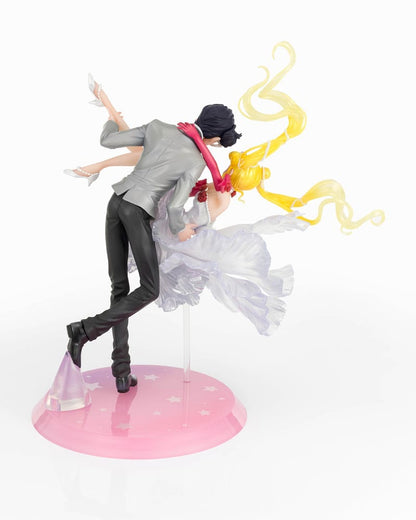 Sailor Moon FiguartsZERO Chouette PVC Statue Usagi & Tuxedo Mask Moonlight Glow Edition 24 cm