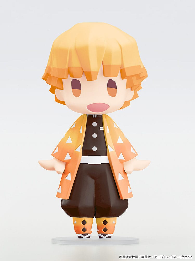 Demon Slayer: Kimetsu no Yaiba HELLO! GOOD SMILE Action Figure Zenitsu Agatsuma 10 cm