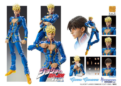 JoJo's Bizarre Adventure Part 5: Golden Wind Action Figure Chozokado Giorno Giovanna Second 15 cm