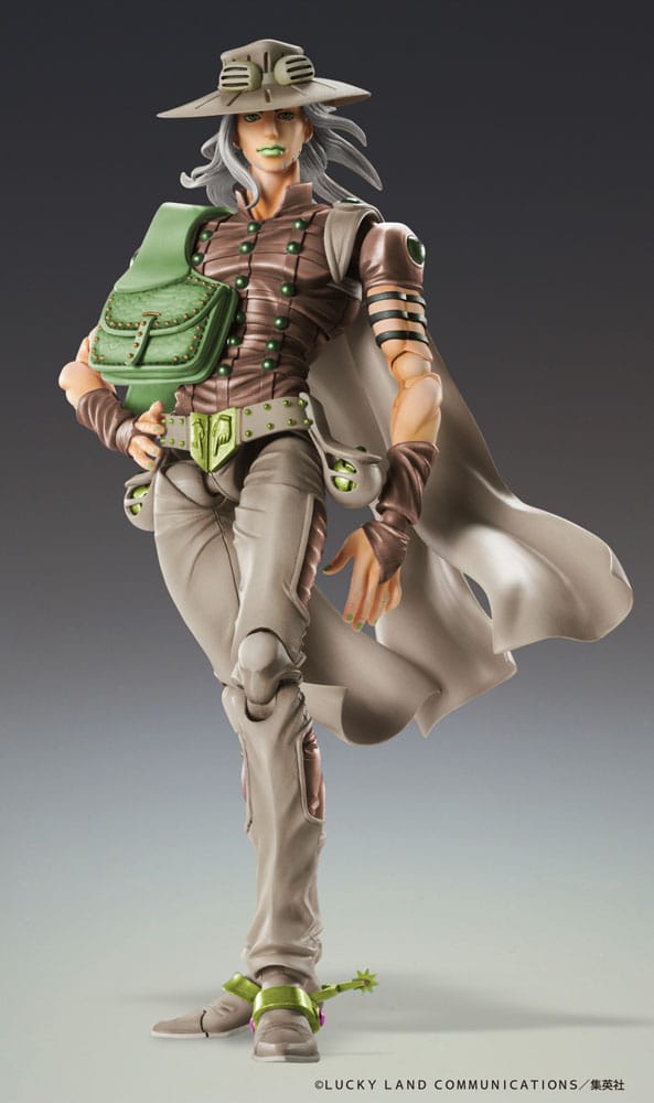 JoJo's Bizarre Adventure Part7 Steel Ball Run Super Action Action Figure Chozokado Gyro Zeppeli Third 16 cm