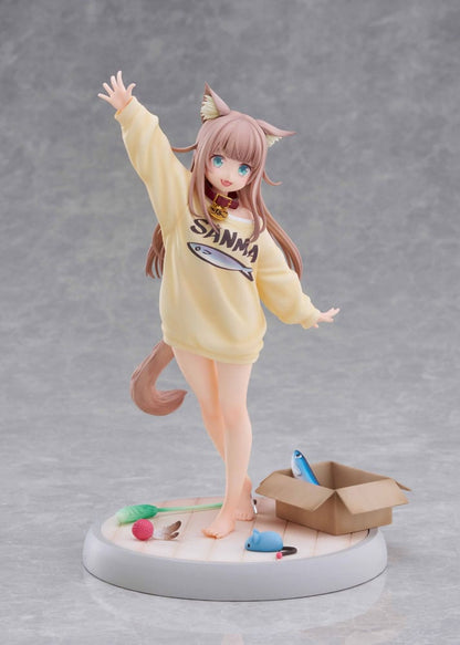 My Cat Is a Kawaii Girl Statue 1/6 Kinako Play With Ver. AmiAmi Limited Edition 21 cm