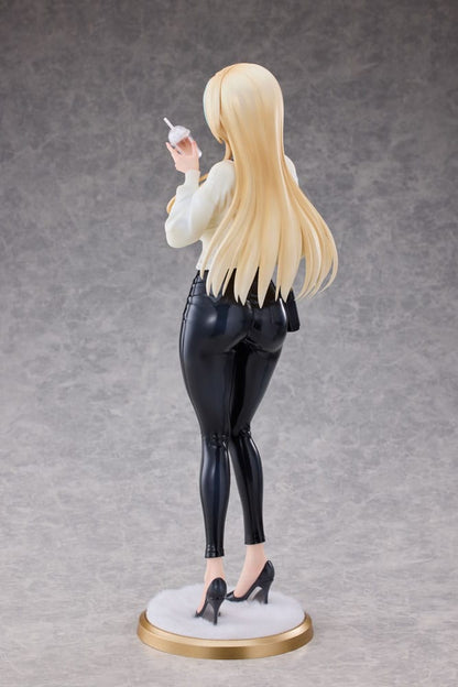 Original Character Statue 1/4 Aoi Koigakubo Illustrated by Fujiko Leather Pants Deluxe Edition 42 cm